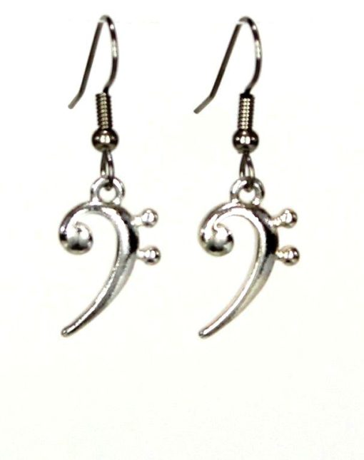 Bass Clef Earrings