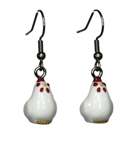 Chicken Earrings