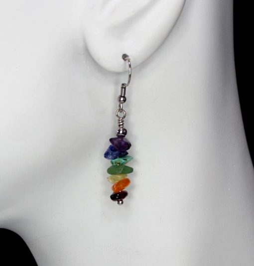 Chakra Gemstone Earrings - Image 2
