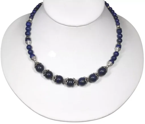 Lapis Necklace & Earrings - Image 6