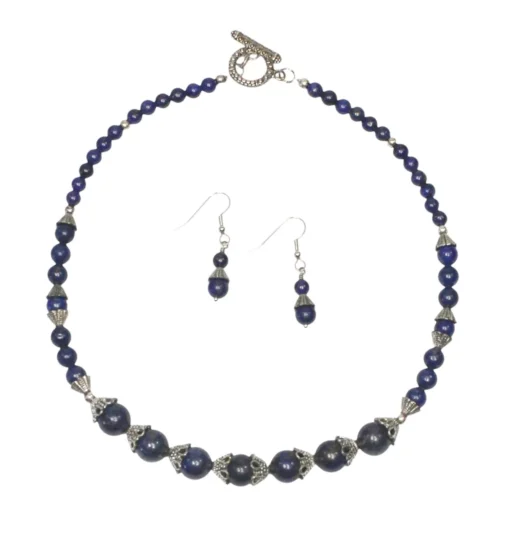 Lapis Necklace & Earrings