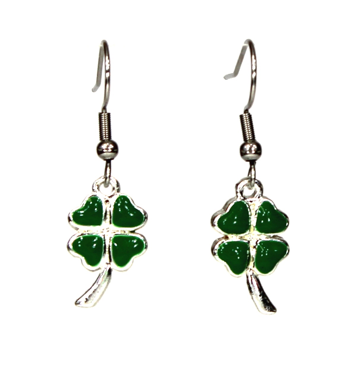 Four leaf clover earrings designer shop