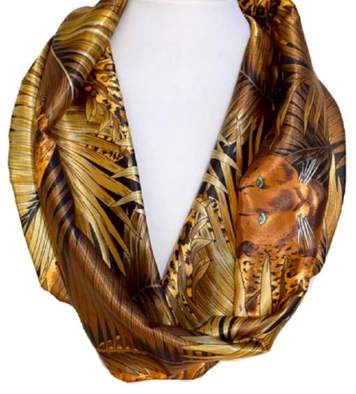 Jungle Cat Infinity Scarf